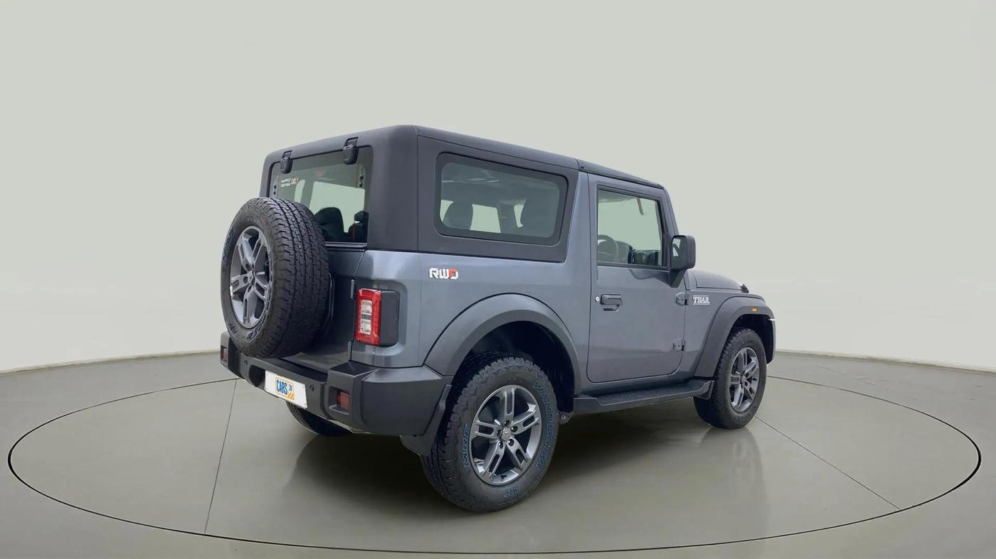 2024 Mahindra Thar LX P 2WD AT HT, Petrol, Automatic, 3,479 km, Right Back Diagonal