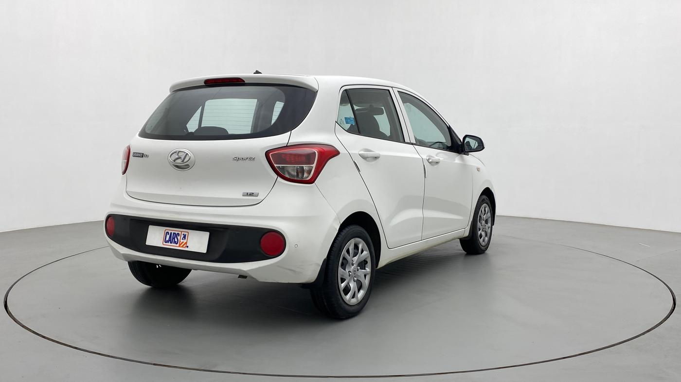 2017 Hyundai Grand i10 SPORTZ 1.2 KAPPA VTVT, Petrol, Manual, 31,463 km, Right Back Diagonal