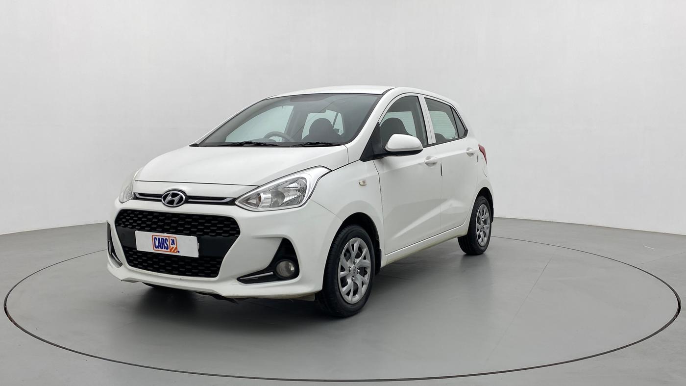 2017 Hyundai Grand i10 SPORTZ 1.2 KAPPA VTVT, Petrol, Manual, 31,463 km, Left Front Diagonal