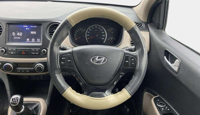 2019 Hyundai Grand i10 ASTA 1.2 KAPPA VTVT, Petrol, Manual, 80,821 km, Steering Wheel Close Up