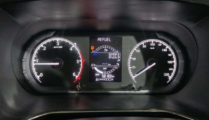 2021 Tata Safari XT PLUS, Diesel, Manual, 58,115 km, Odometer Image