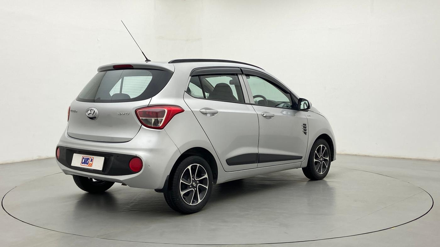 2018 Hyundai Grand i10 SPORTS 1.2 AT VTVT, Petrol, Automatic, 63,542 km, Right Back Diagonal