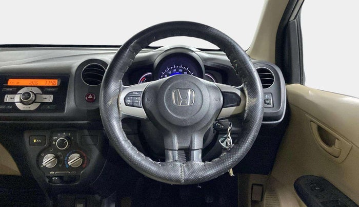 2015 Honda Amaze 1.2L I-VTEC S, Petrol, Manual, 16,202 km, Steering Wheel Close Up