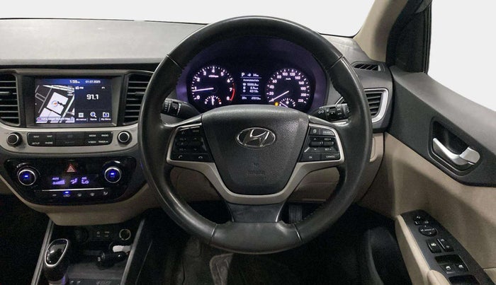 2019 Hyundai Verna 1.6 VTVT SX + AT, Petrol, Automatic, 67,005 km, Steering Wheel Close Up