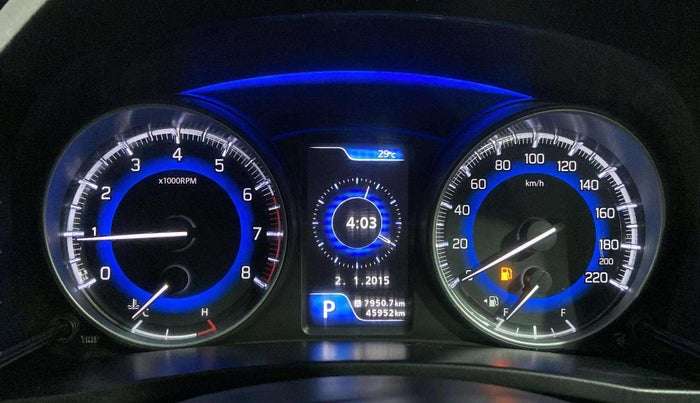 2018 Maruti Baleno ALPHA CVT PETROL 1.2, Petrol, Automatic, 45,952 km, Odometer Image