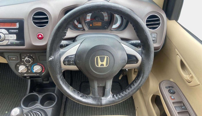 2013 Honda Brio S MT, Petrol, Manual, 66,649 km, Steering Wheel Close Up