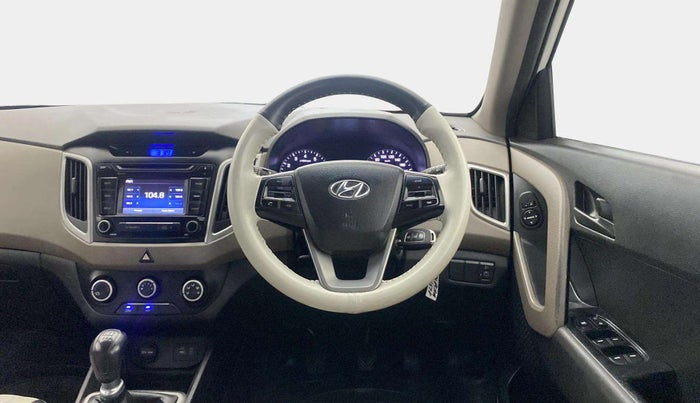 2017 Hyundai Creta E PLUS 1.6 PETROL, Petrol, Manual, 83,333 km, Steering Wheel Close Up