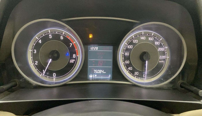 2019 Maruti Dzire VXI, Petrol, Manual, 75,066 km, Odometer Image