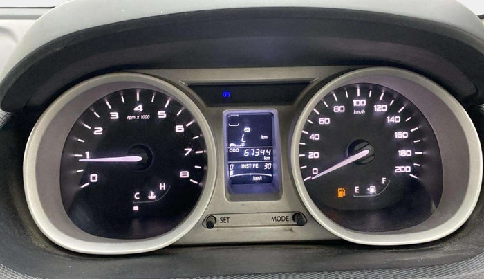 2016 Tata Tiago XZ PETROL, Petrol, Manual, 67,312 km, Odometer Image