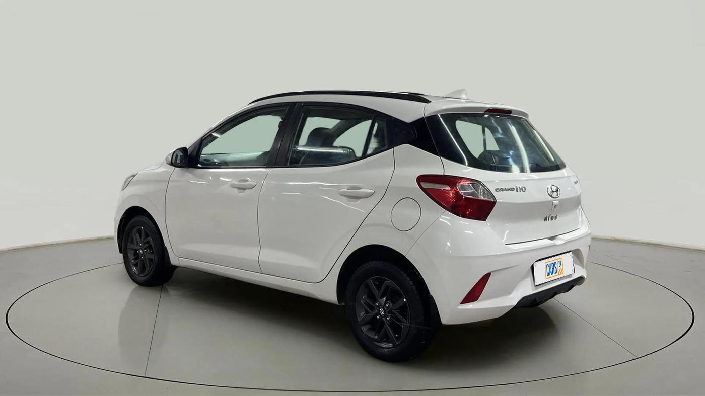 2019 Hyundai GRAND I10 NIOS SPORTZ AMT 1.2 KAPPA VTVT, Petrol, Automatic, 26,766 km, Left Back Diagonal