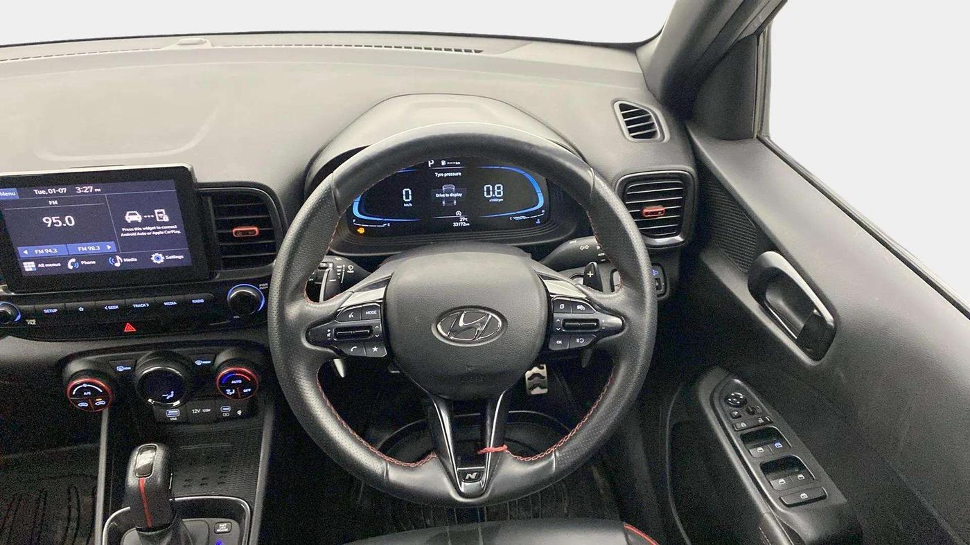 2023 Hyundai VENUE N LINE N6 1.0 TURBO DCT, Petrol, Automatic, 33,368 km, Steering Wheel Close Up