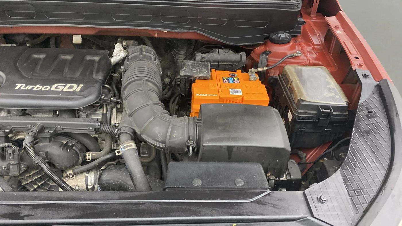 2019 Hyundai VENUE SX PLUS 1.0 TURBO DCT, Petrol, Automatic, 1,14,227 km, Engine View - Left