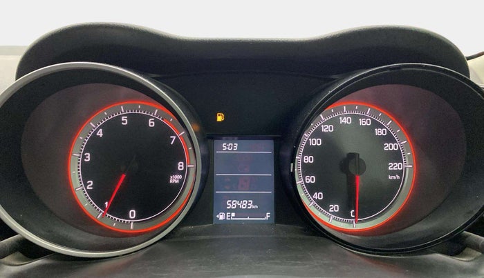 2020 Maruti Swift VXI, Petrol, Manual, 58,521 km, Odometer Image