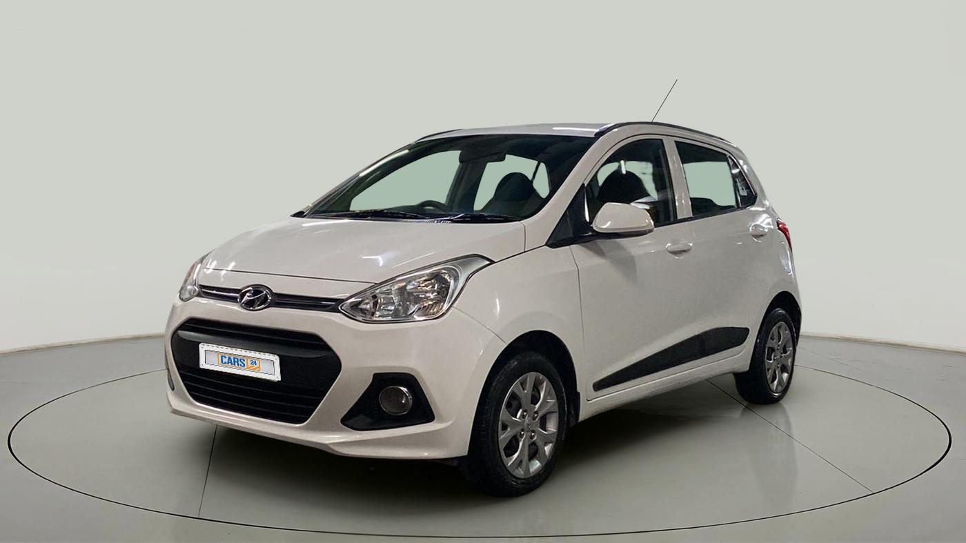 2016 Hyundai Grand i10 SPORTZ 1.2 KAPPA VTVT, Petrol, Manual, 48,261 km, Left Front Diagonal
