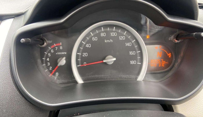2015 Maruti Celerio VXI AMT, Petrol, Automatic, 80,019 km, Odometer Image