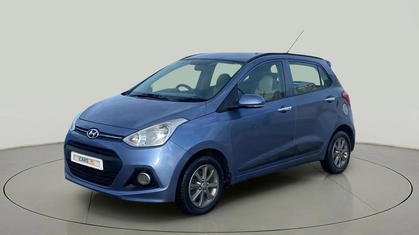 2016 Hyundai Grand i10 ASTA (O) AT 1.2 KAPPA VTVT, Petrol, Automatic, 76,894 km, Left Front Diagonal