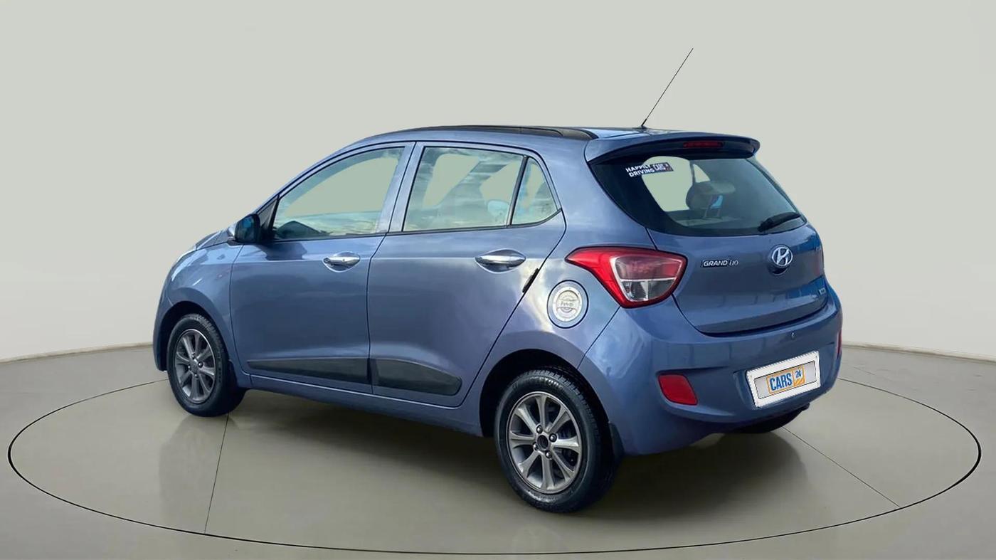 2016 Hyundai Grand i10 ASTA (O) AT 1.2 KAPPA VTVT, Petrol, Automatic, 76,894 km, Left Back Diagonal