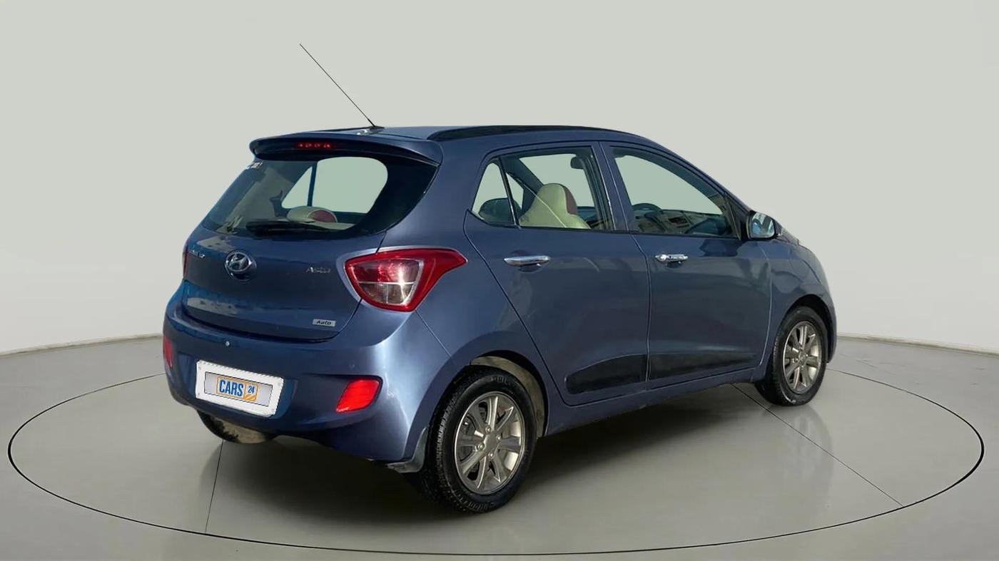 2016 Hyundai Grand i10 ASTA (O) AT 1.2 KAPPA VTVT, Petrol, Automatic, 76,894 km, Right Back Diagonal