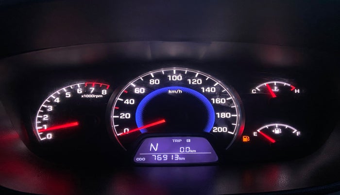 2016 Hyundai Grand i10 ASTA (O) AT 1.2 KAPPA VTVT, Petrol, Automatic, 76,894 km, Odometer Image