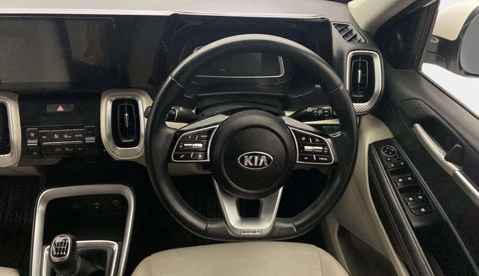 2021 KIA SONET HTX 1.0 IMT, Petrol, Manual, 36,464 km, Steering Wheel Close Up