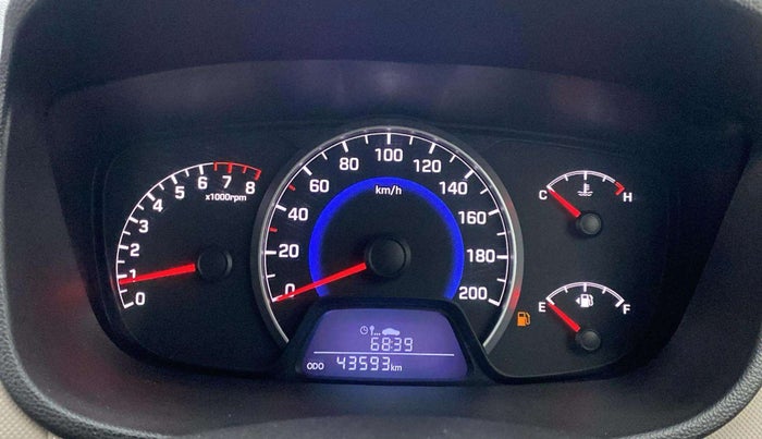 2014 Hyundai Grand i10 SPORTZ 1.2 KAPPA VTVT, Petrol, Manual, 43,592 km, Odometer Image