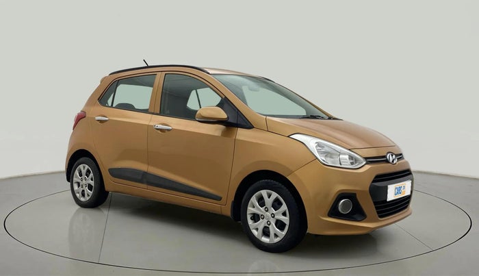 2014 Hyundai Grand i10 SPORTZ 1.2 KAPPA VTVT, Petrol, Manual, 43,592 km, Right Front Diagonal