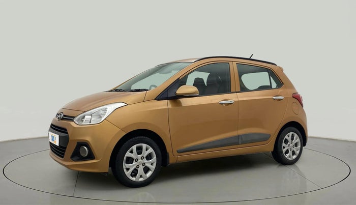2014 Hyundai Grand i10 SPORTZ 1.2 KAPPA VTVT, Petrol, Manual, 43,592 km, Left Front Diagonal