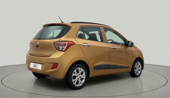 2014 Hyundai Grand i10 SPORTZ 1.2 KAPPA VTVT, Petrol, Manual, 43,592 km, Right Back Diagonal