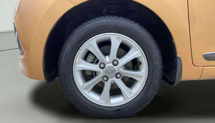 2016 Hyundai Grand i10 ASTA AT 1.2 KAPPA VTVT, Petrol, Automatic, 40,648 km, Left Front Wheel
