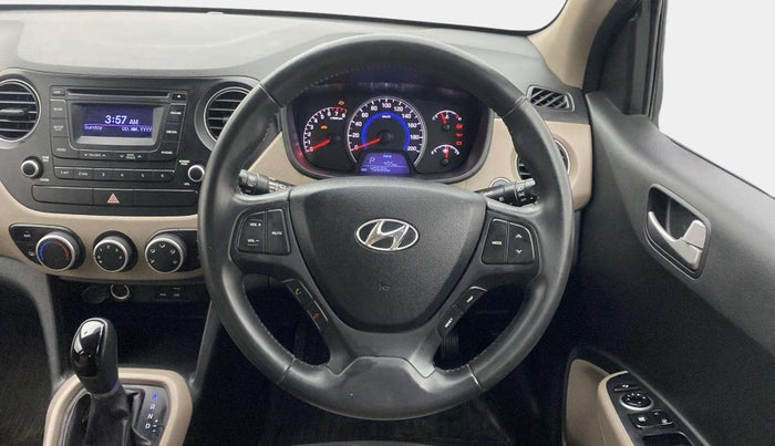 2016 Hyundai Grand i10 ASTA AT 1.2 KAPPA VTVT, Petrol, Automatic, 40,648 km, Steering Wheel Close Up