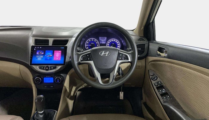 2013 Hyundai Verna FLUIDIC 1.6 VTVT SX, Petrol, Manual, 82,589 km, Steering Wheel Close Up