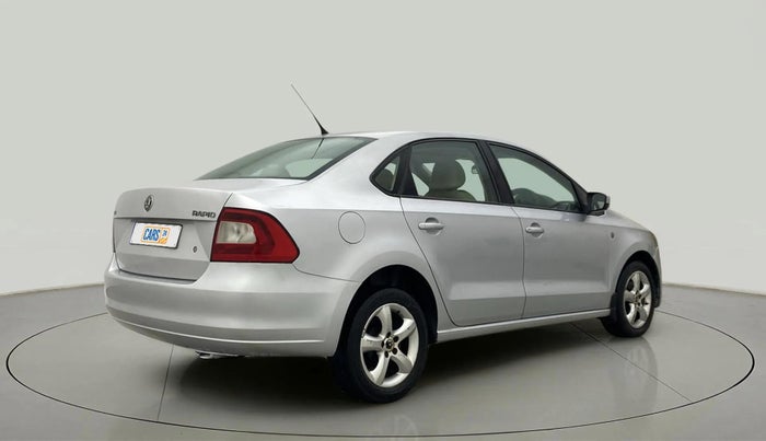 2013 Skoda Rapid ELEGANCE 1.6 TDI CR MT, Diesel, Manual, 1,29,133 km, Right Back Diagonal