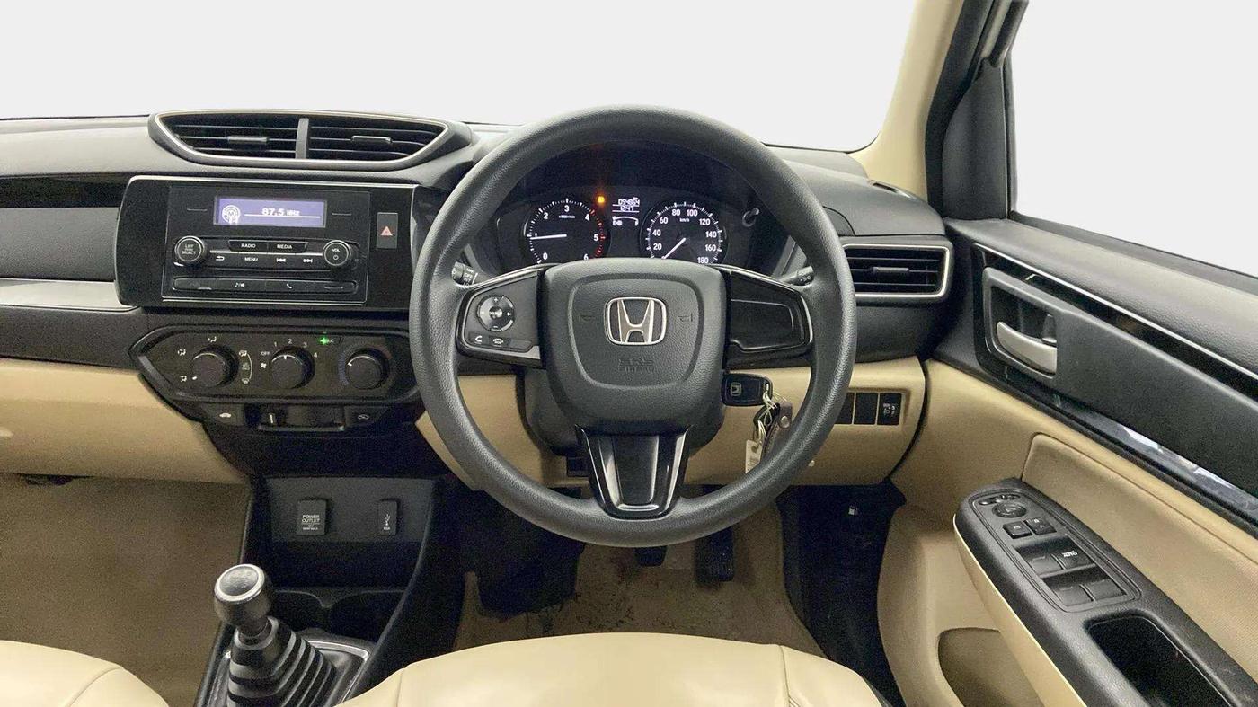 2021 Honda Amaze 1.5L I-DTEC S, Diesel, Manual, 55,531 km, Steering Wheel Close Up
