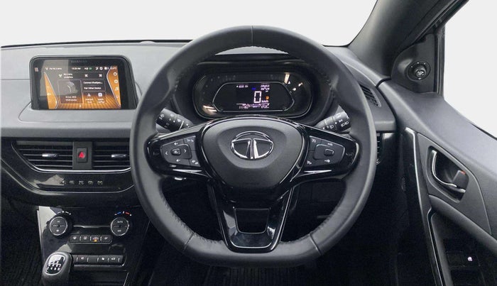 2023 Tata NEXON XZ PLUS LUX SUNROOF DARK PETROL, Petrol, Manual, 11,078 km, Steering Wheel Close Up