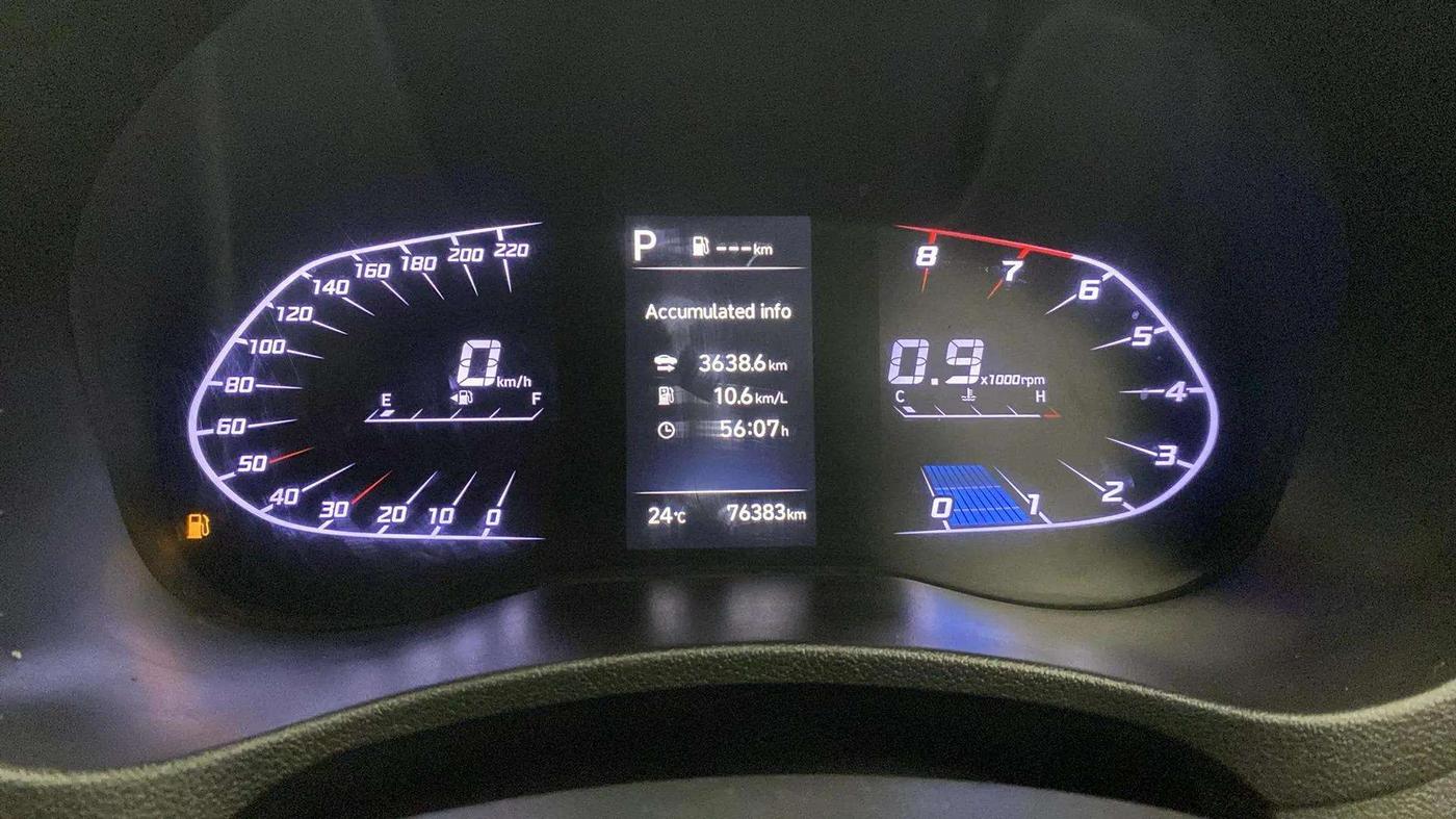 2021 Hyundai Verna SX (O) 1.5 VTVT IVT, Petrol, Automatic, 77,085 km, Odometer Image