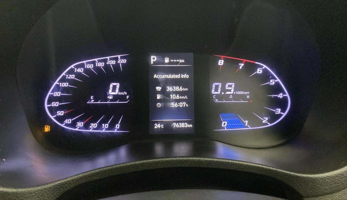 2021 Hyundai Verna SX (O) 1.5 VTVT IVT, Petrol, Automatic, 76,367 km, Odometer Image