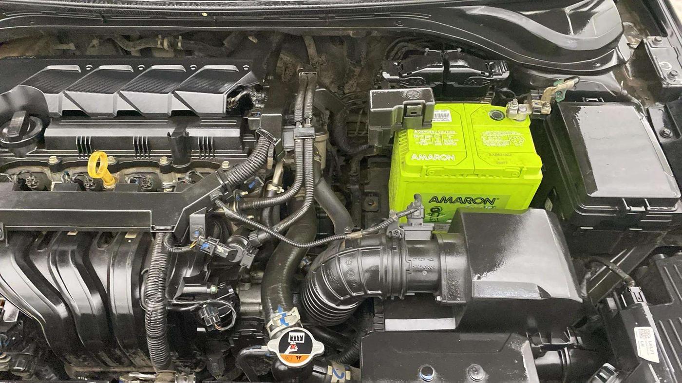 2021 Hyundai Verna SX (O) 1.5 VTVT IVT, Petrol, Automatic, 77,085 km, Engine View - Left