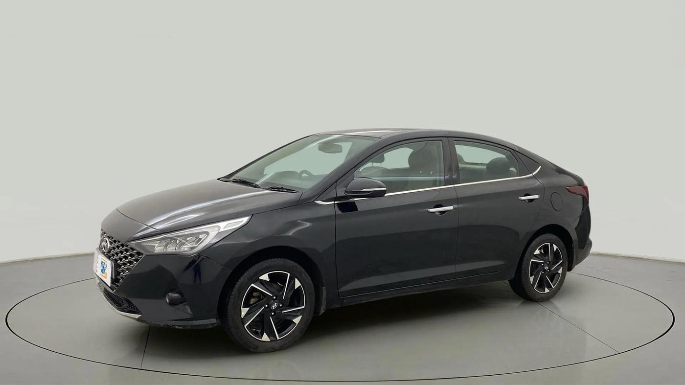 2021 Hyundai Verna SX (O) 1.5 VTVT IVT, Petrol, Automatic, 77,085 km, Left Front Diagonal