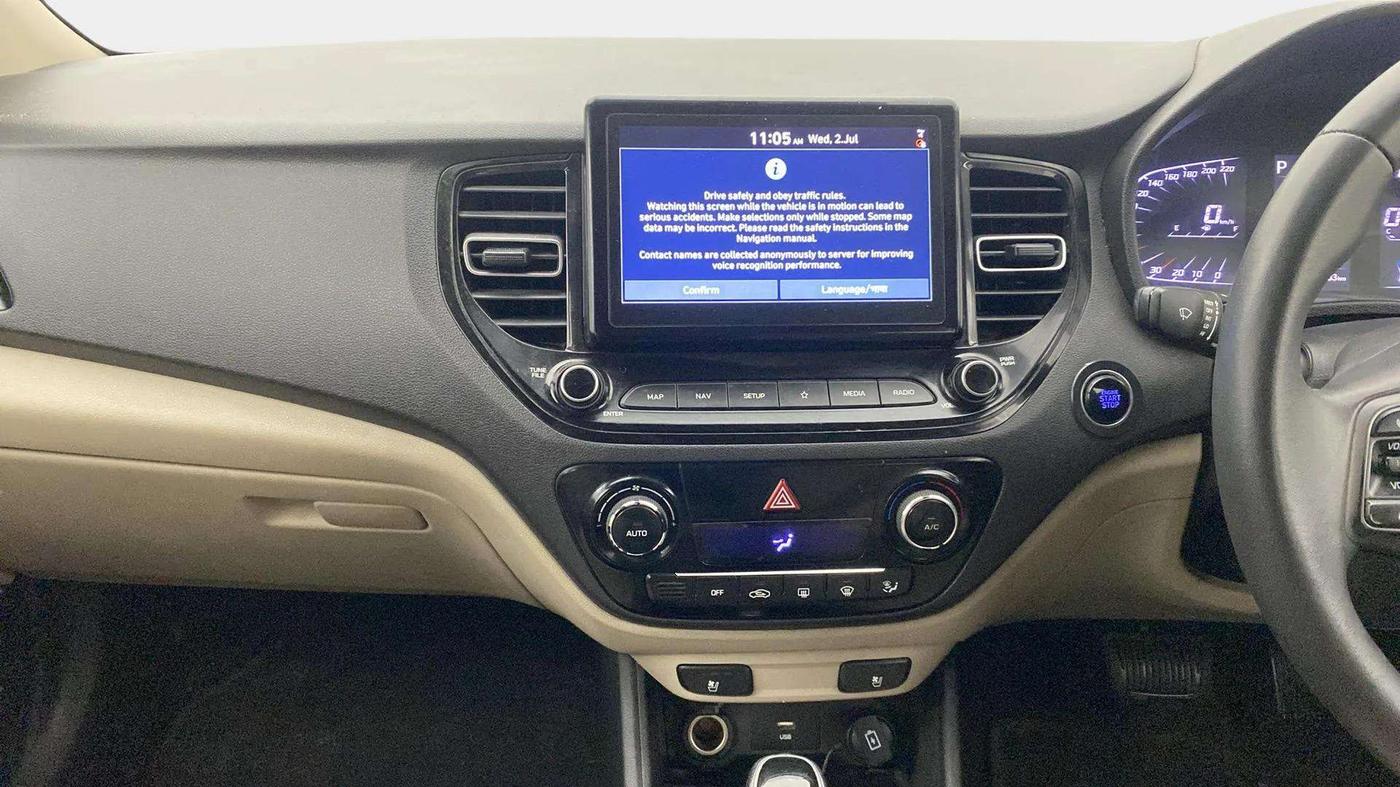 2021 Hyundai Verna SX (O) 1.5 VTVT IVT, Petrol, Automatic, 77,085 km, Air Conditioner