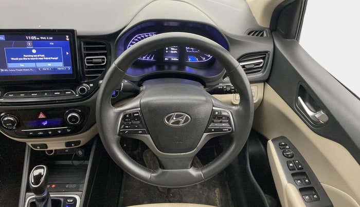 2021 Hyundai Verna SX (O) 1.5 VTVT IVT, Petrol, Automatic, 76,367 km, Steering Wheel Close Up