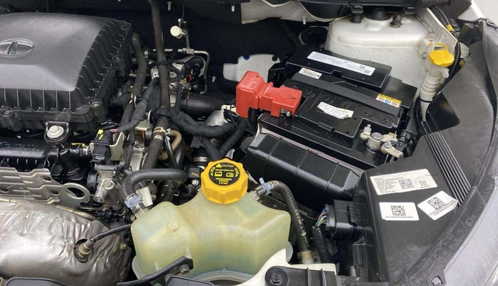 2022 Tata NEXON XZA PLUS (PREMIUM) PETROL, Petrol, Automatic, 17,348 km, Engine View - Left