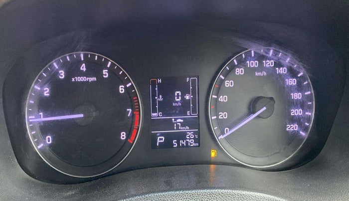 2016 Hyundai Creta SX PLUS AT 1.6 PETROL, Petrol, Automatic, 51,443 km, Odometer Image