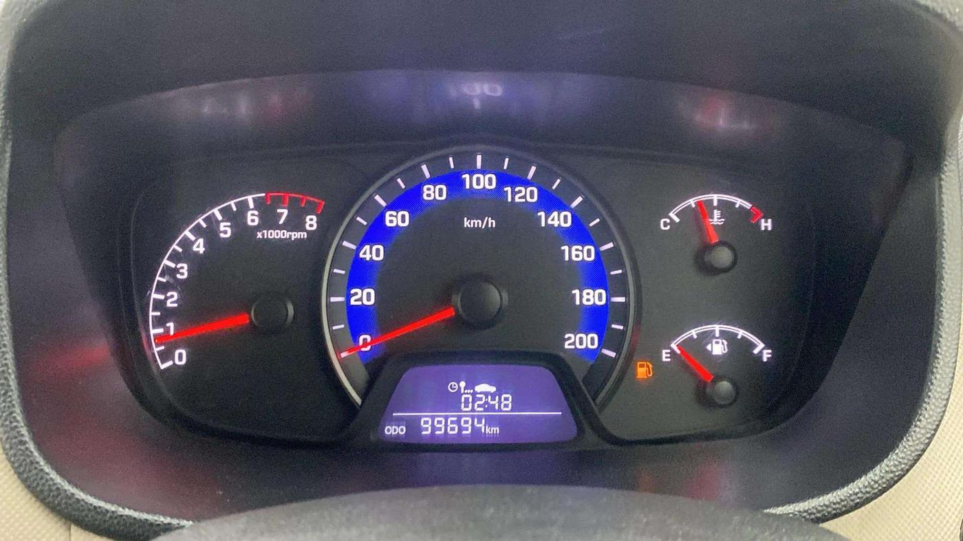 2018 Hyundai Xcent SX 1.2 (O), Petrol, Manual, 99,758 km, Odometer Image