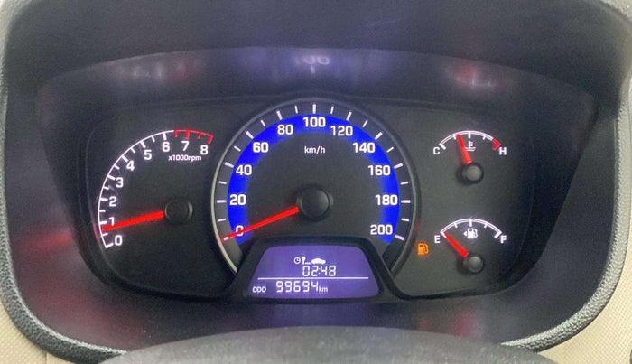 2018 Hyundai Xcent SX 1.2 (O), Petrol, Manual, 99,758 km, Odometer Image