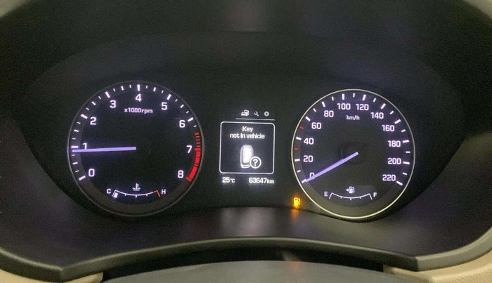 2016 Hyundai Elite i20 ASTA 1.2, Petrol, Manual, 63,567 km, Odometer Image