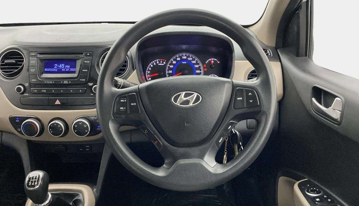 2015 Hyundai Grand i10 SPORTZ 1.2 KAPPA VTVT, Petrol, Manual, 44,000 km, Steering Wheel Close Up