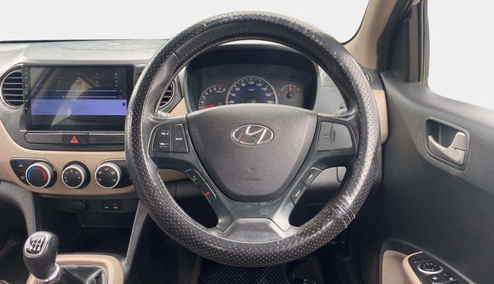 2015 Hyundai Grand i10 ASTA (O) 1.2 KAPPA VTVT, Petrol, Manual, 91,217 km, Steering Wheel Close Up