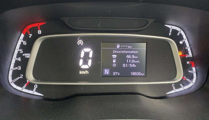 2023 KIA SONET HTK PLUS 1.0 TURBO PETROL IMT, Petrol, Manual, 18,558 km, Odometer Image