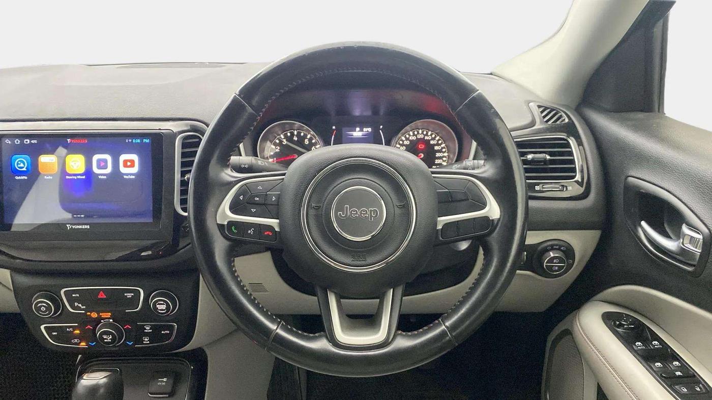 2018 Jeep Compass LIMITED 1.4 PETROL AT, Petrol, Automatic, 90,042 km, Steering Wheel Close Up