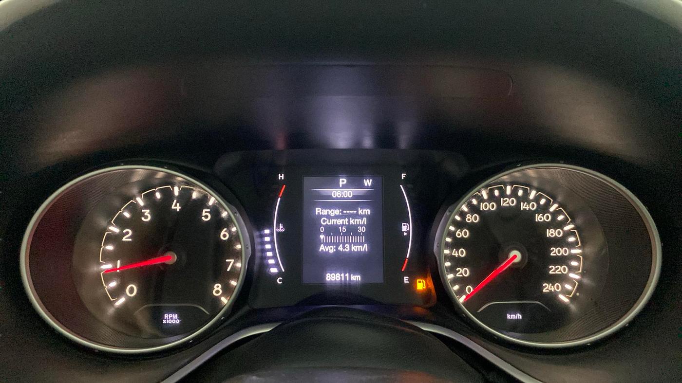2018 Jeep Compass LIMITED 1.4 PETROL AT, Petrol, Automatic, 90,042 km, Odometer Image
